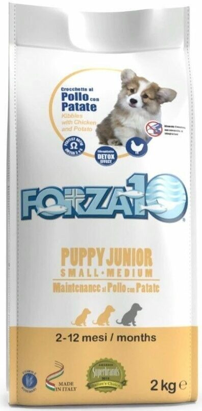 FORZA10 Maintenance Puppy Junior Small / Medium Chicken/Patate (Pollo/Potato) повседневный корм для Щенков Мелких и Средних пород КУРИЦА / КАРТОФЕЛЬ (2 кг)