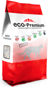 ECO-PREMIUM Clumping Cat Litter UNSCENTED комкующийся древесный наполнитель для кошек БЕЗ АРОМАТИЗАТОРА (20 л)